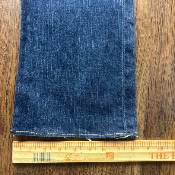 Big Star ILONA Flare Jeans Vintage 2000s Dark Wash Women’s Size 28R - Picture 11 of 12